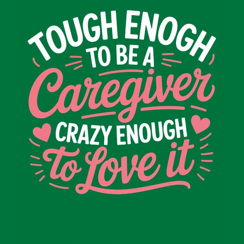 Caregiver Pride Script Pink