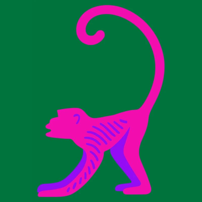 Neon Pink Monkey