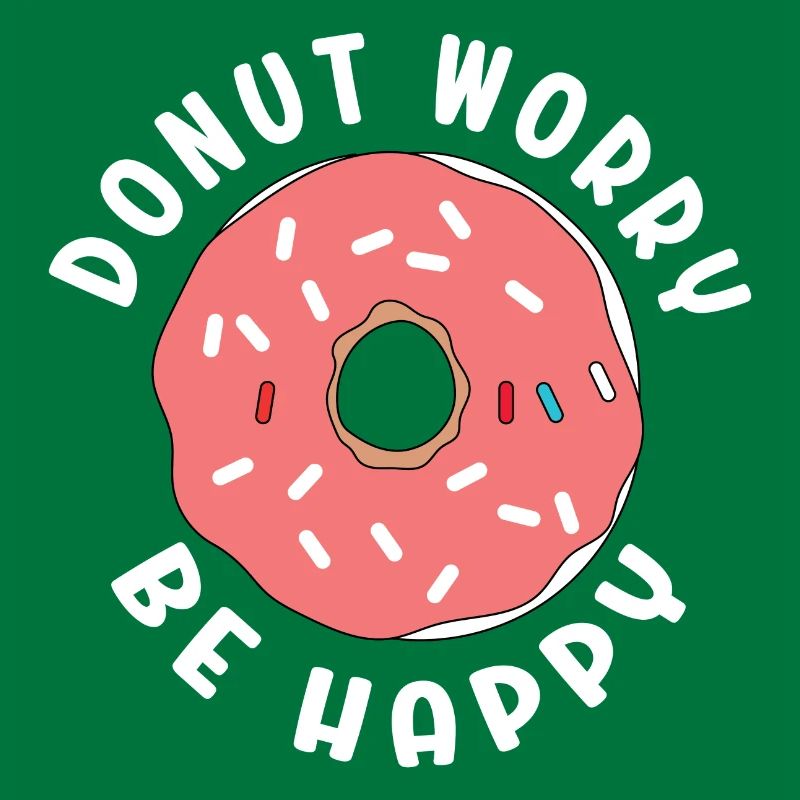 Donut Sorge Sei glücklich