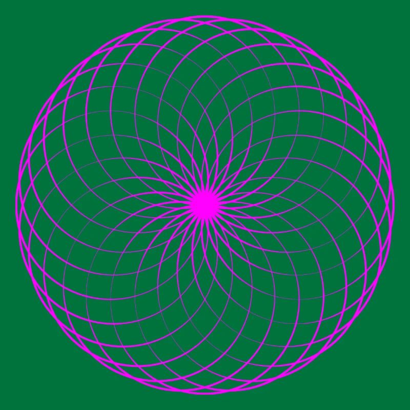 Neon spiral net torus