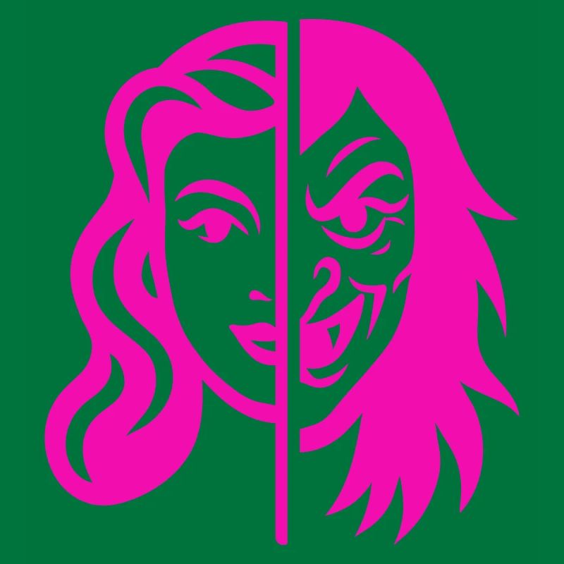 Split Face Contrast