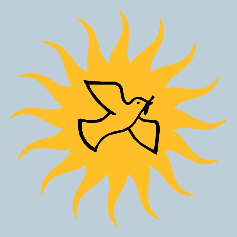 Friedenstaube Sonne