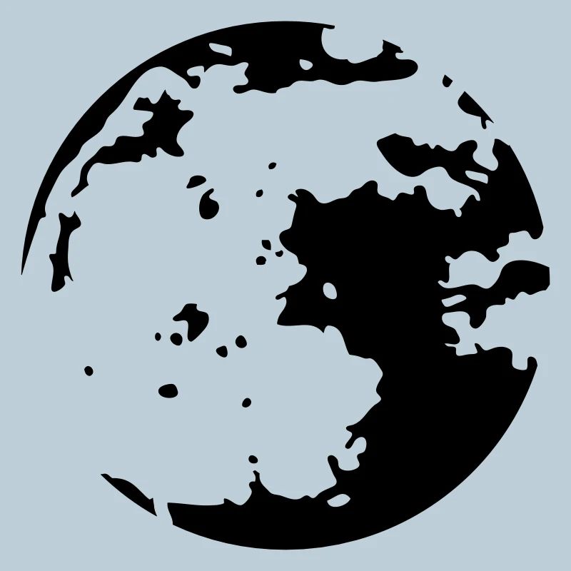 Moon Stencil