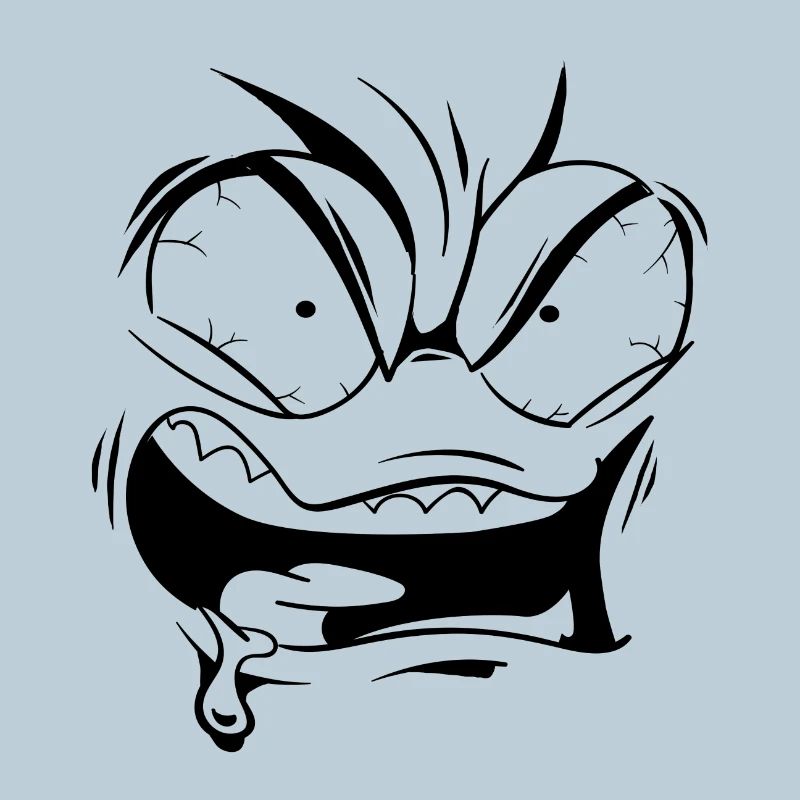 Angry face