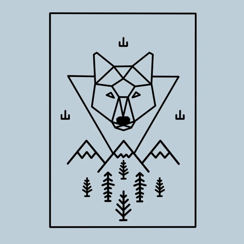 Fox mountains nature forest