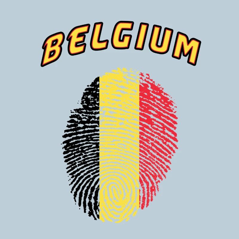 Belgium fingerprint / gift flag