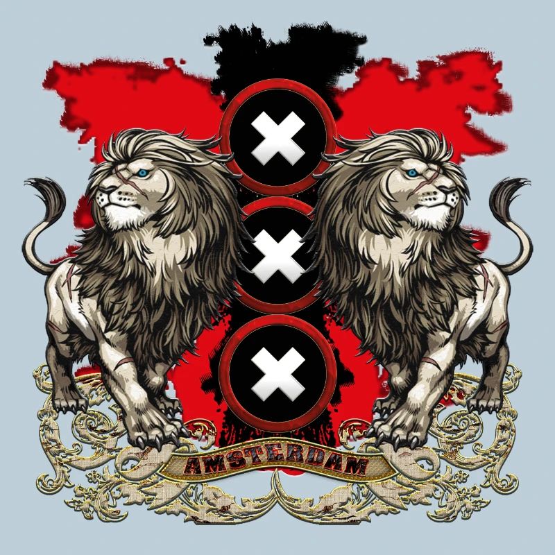 Amsterdam-Wappen 2018 weiß