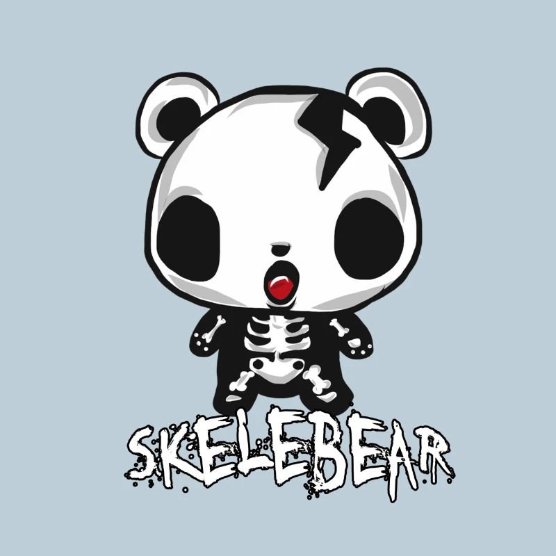 Skeleton Bear Halloween