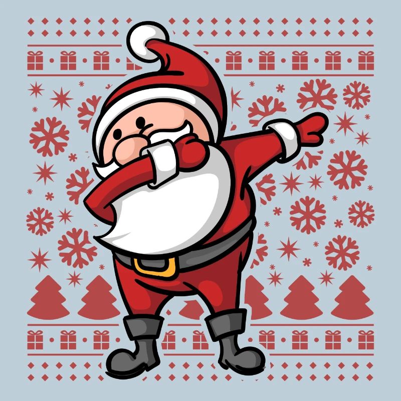 Noël laid Dab Dabbing Père Noël Noël