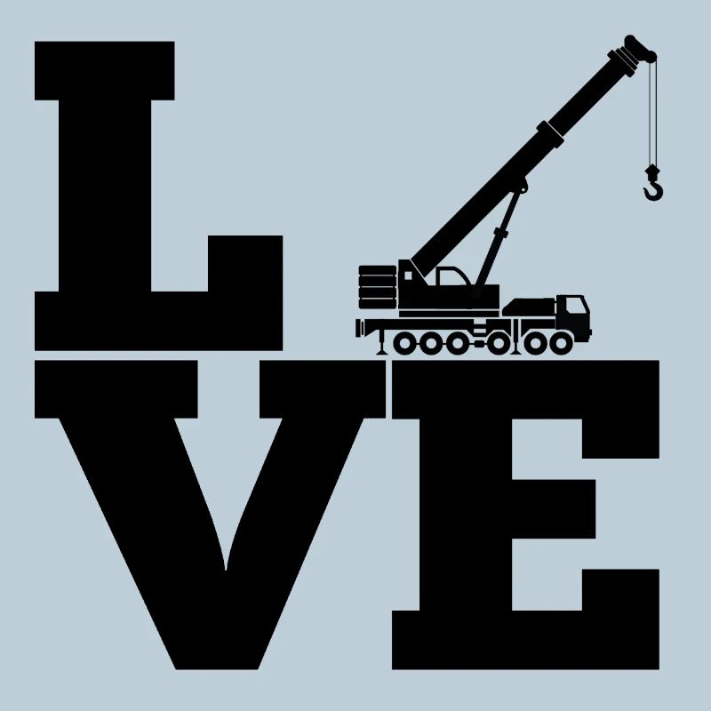Crane Construction Crane Construction Machine Vehicle Work Gift