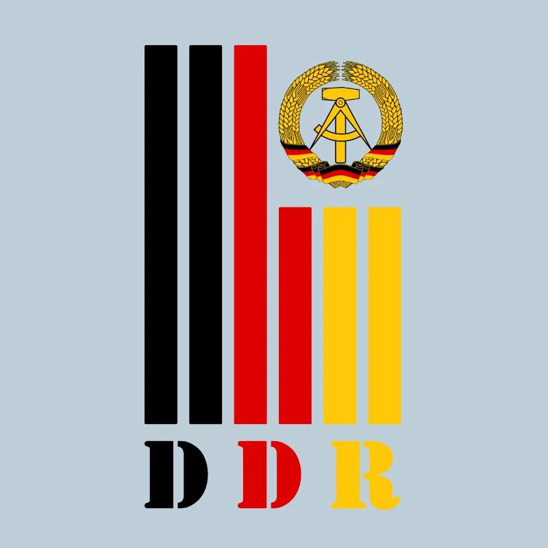 GDR beams with national colours / Gift Ostalgie