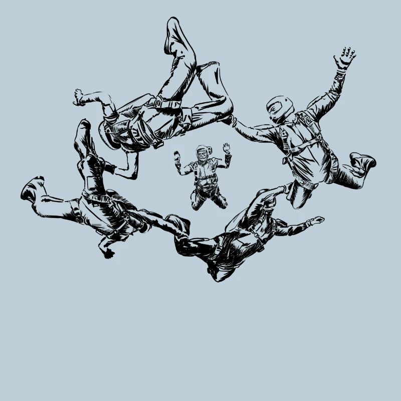 skydivers