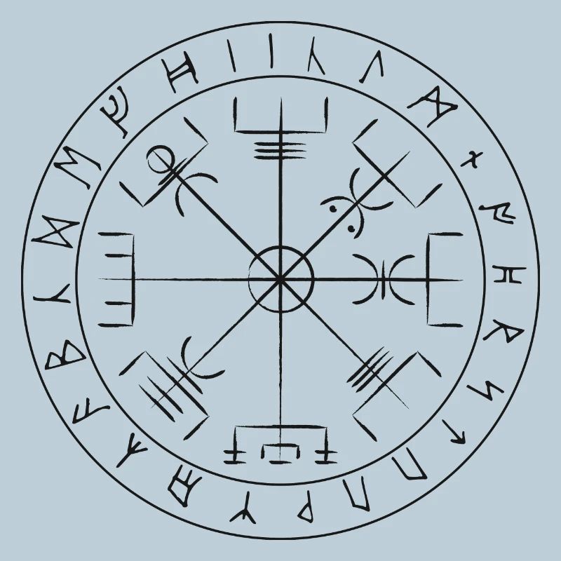 Vegvisir viking symbol