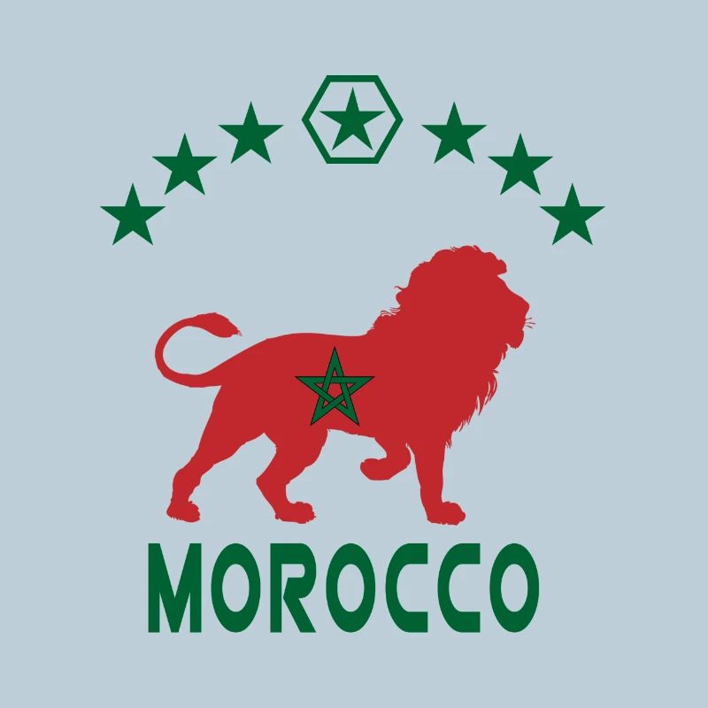 Morocco lion design