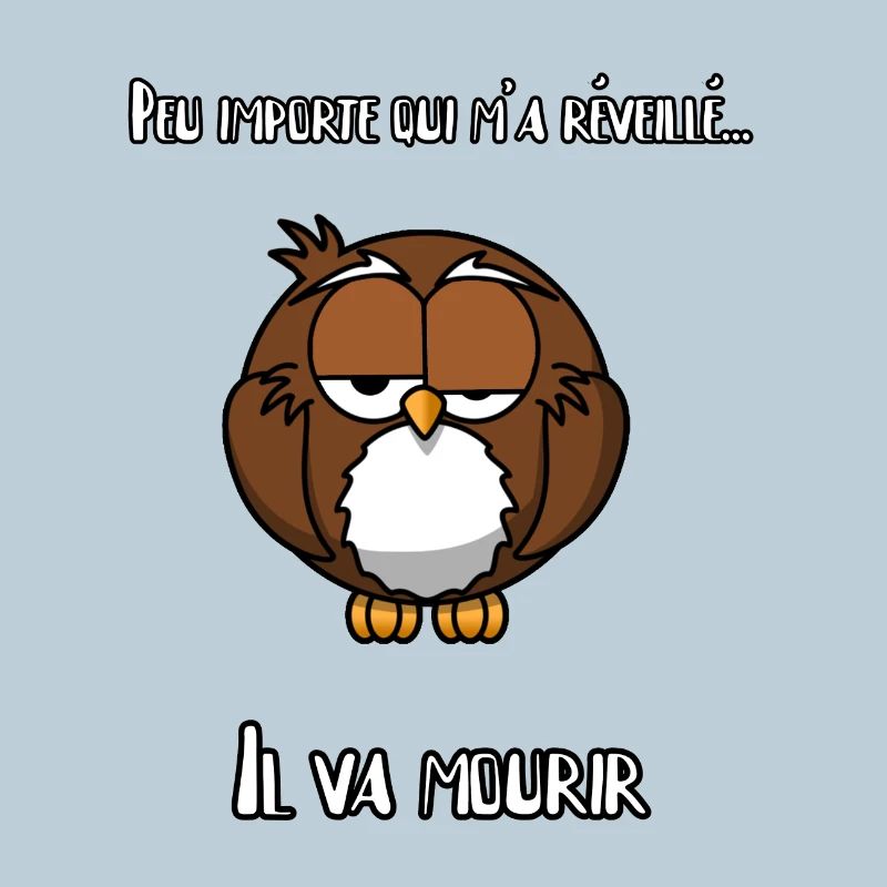 Réveil difficile, hibou
