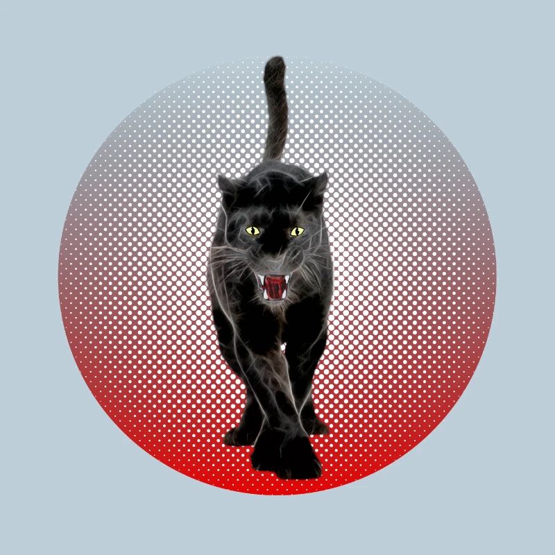 Black Cougar schwarzer Panther CB Cat Black