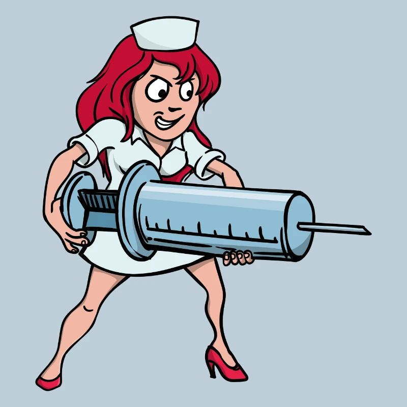 Krankenschwester Spritze Injektion Impfung Beruf