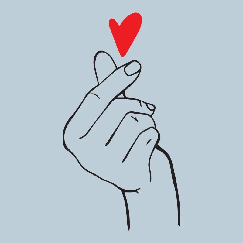 K-Pop Finger Heart