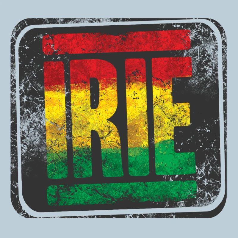Design rasta authentique avec dégradé