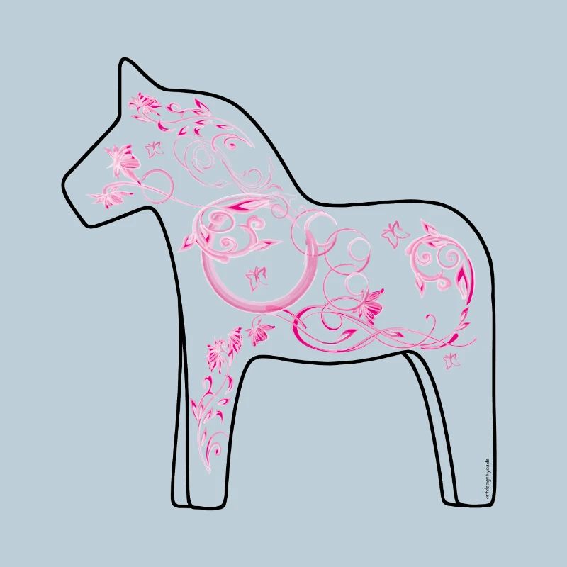Dala Pferd Pink