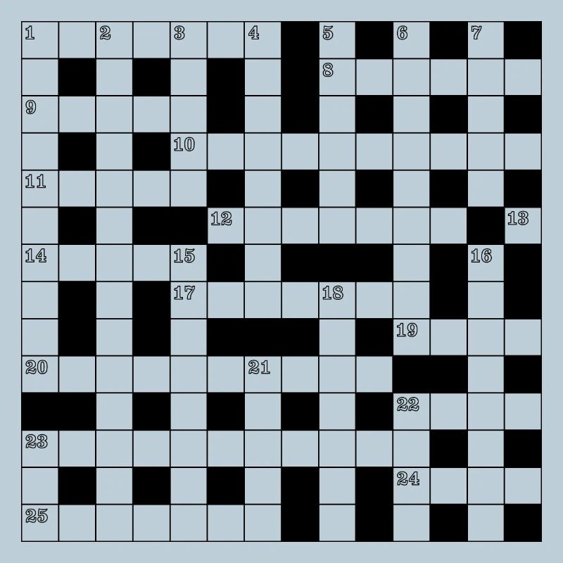 Rétro noir blanc mots croisés motif