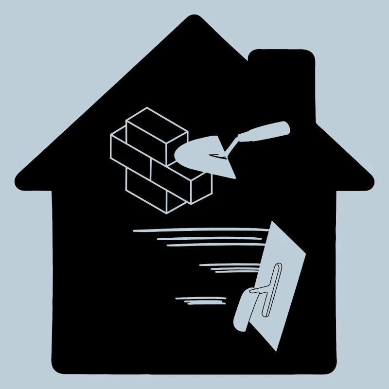 Bricklayer plasterer company logo
