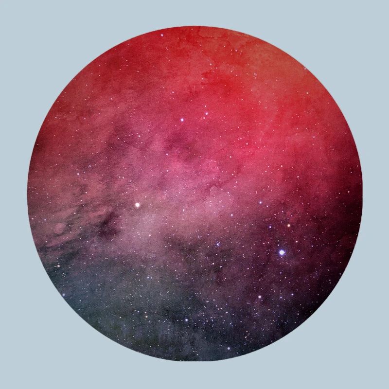 Jeu galactique de couleurs sur coton