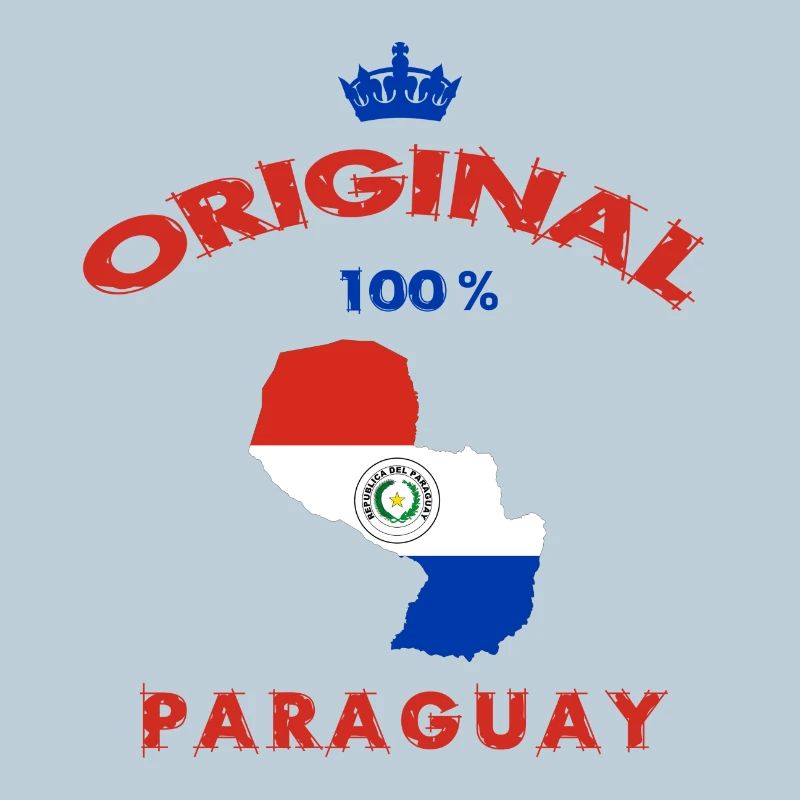 Design original 100 % drapeau du Paraguay