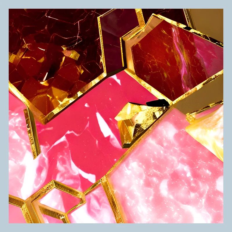 Marble rose gold texture