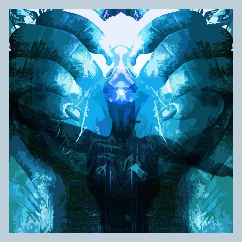 Reflective Deep Blue Creature