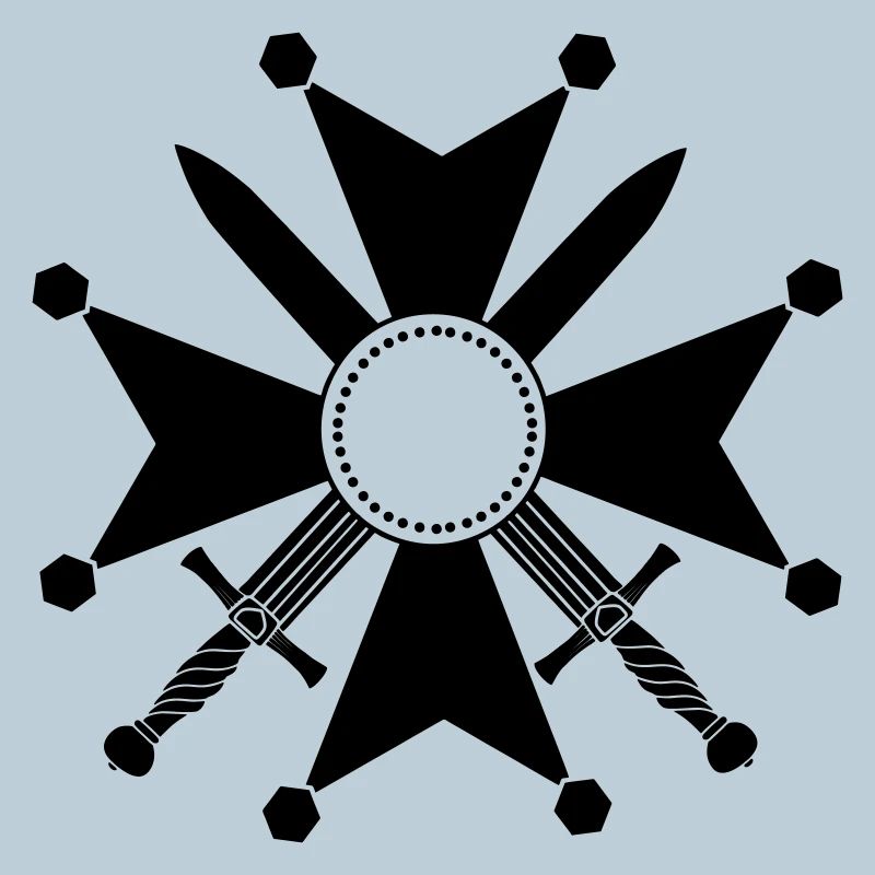 Croix militaire du milieu vierge