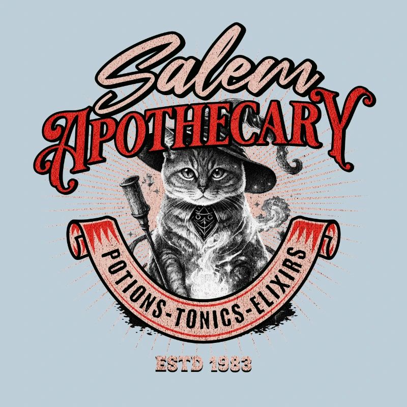 Salem Apothecary Wizard Cat