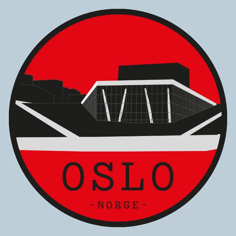 Silhouette de l’Opéra d’Oslo