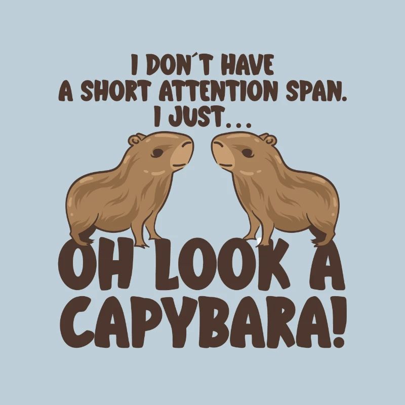 Capybara Zoo Animal Design