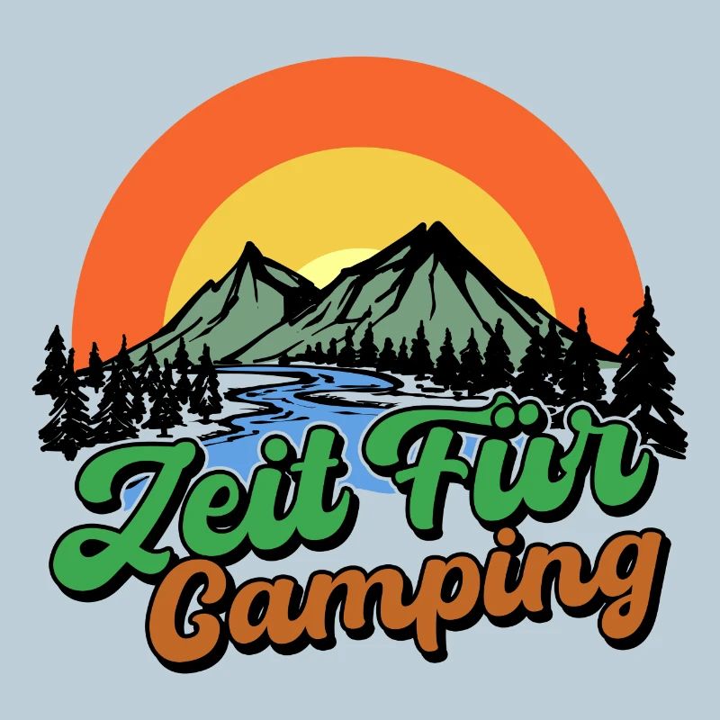 Camping Camping Déclaration Mountains Camper