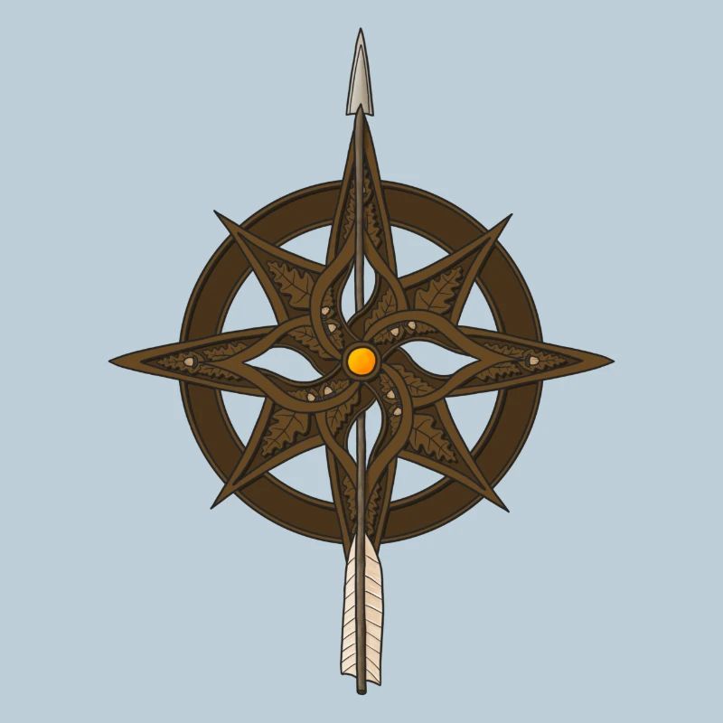 Fantasy Compass Rose