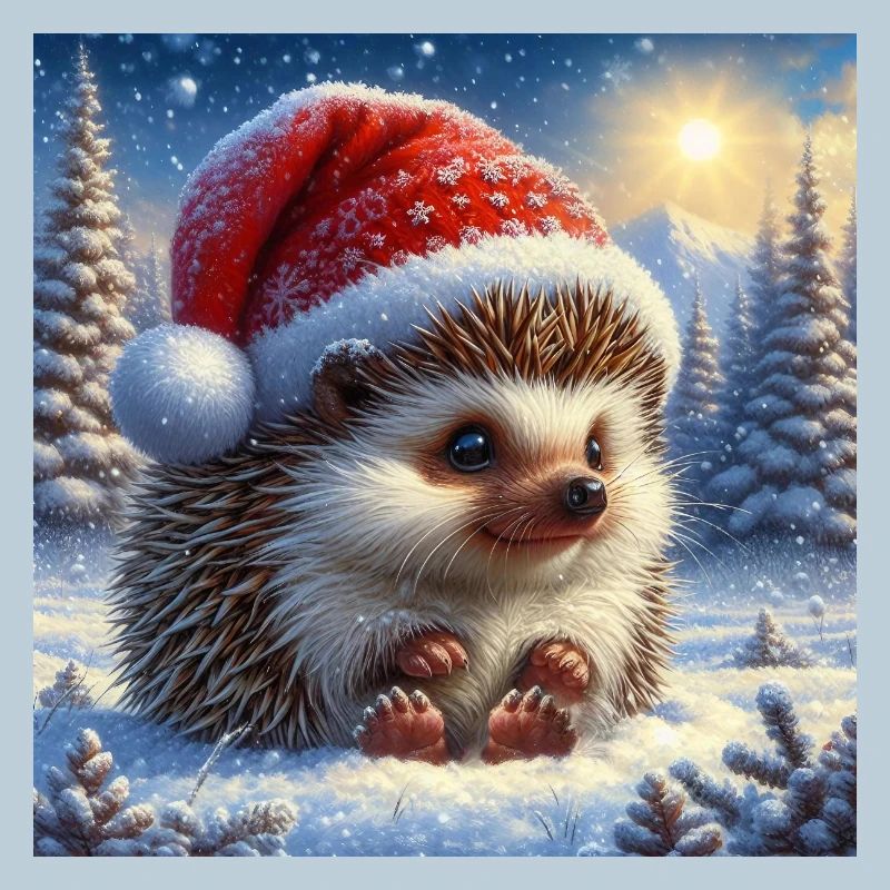 Christmas Hedgehog