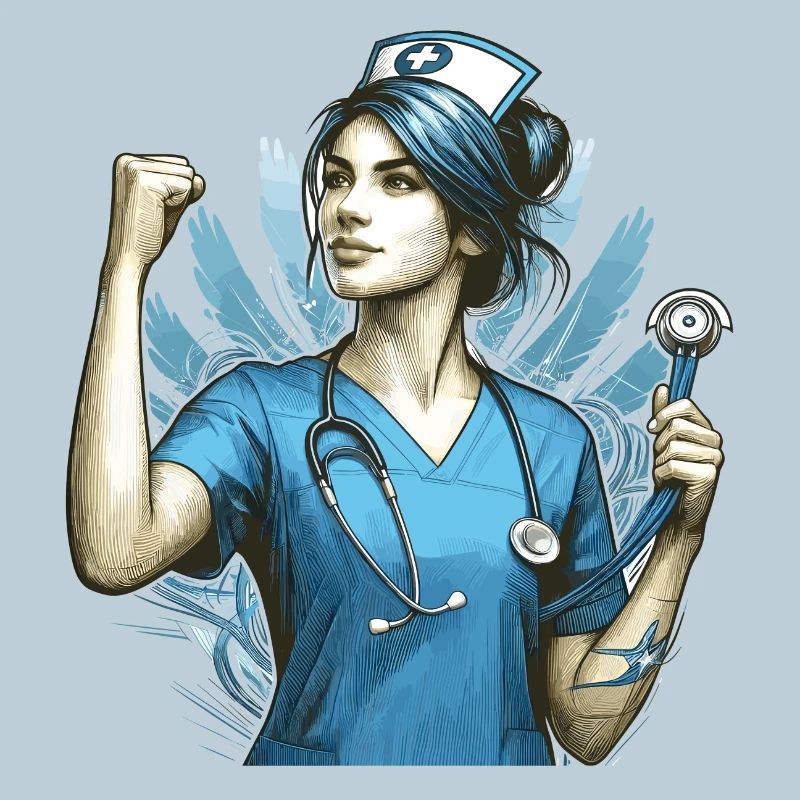 Nurse Victory Pose Gift
