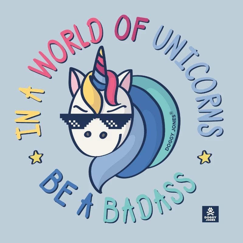Badass-Einhorn