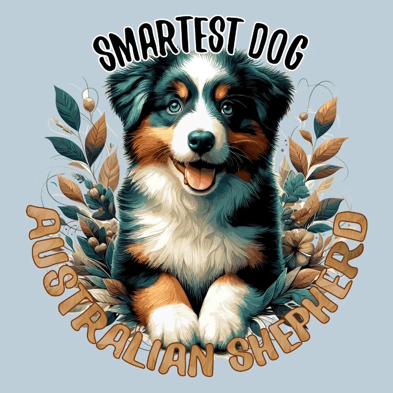 Australian Shepherd Welpe intelligent Hund
