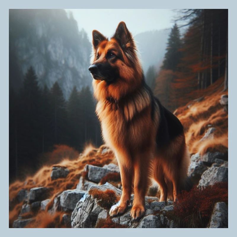 German Shepherd Art