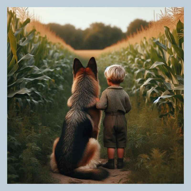 German Shepherd Art
