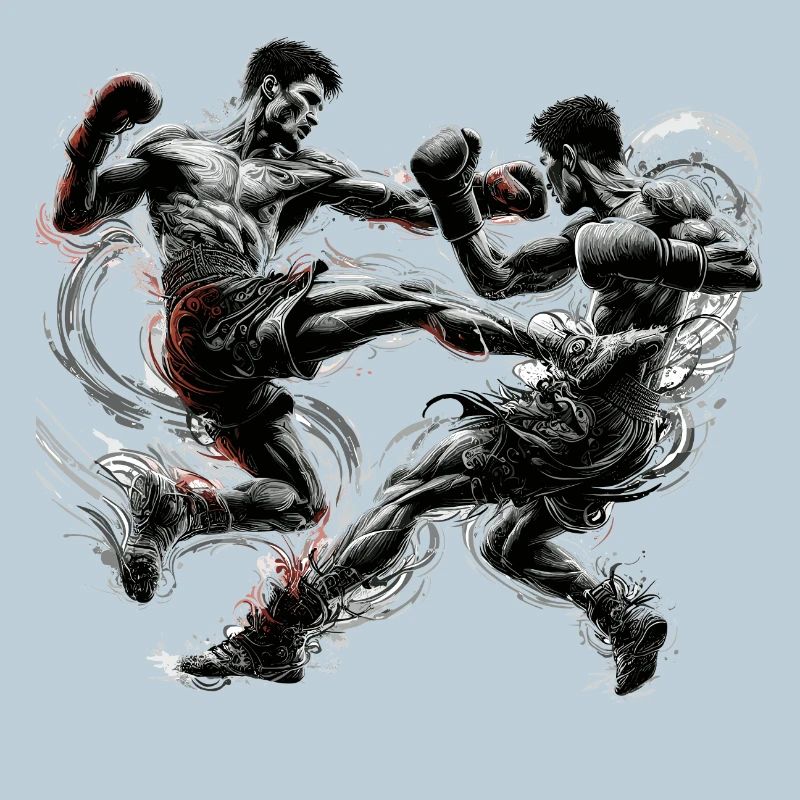 Kickboxing Boxe thaïlandaise Cadeau de boxe Muay Thai