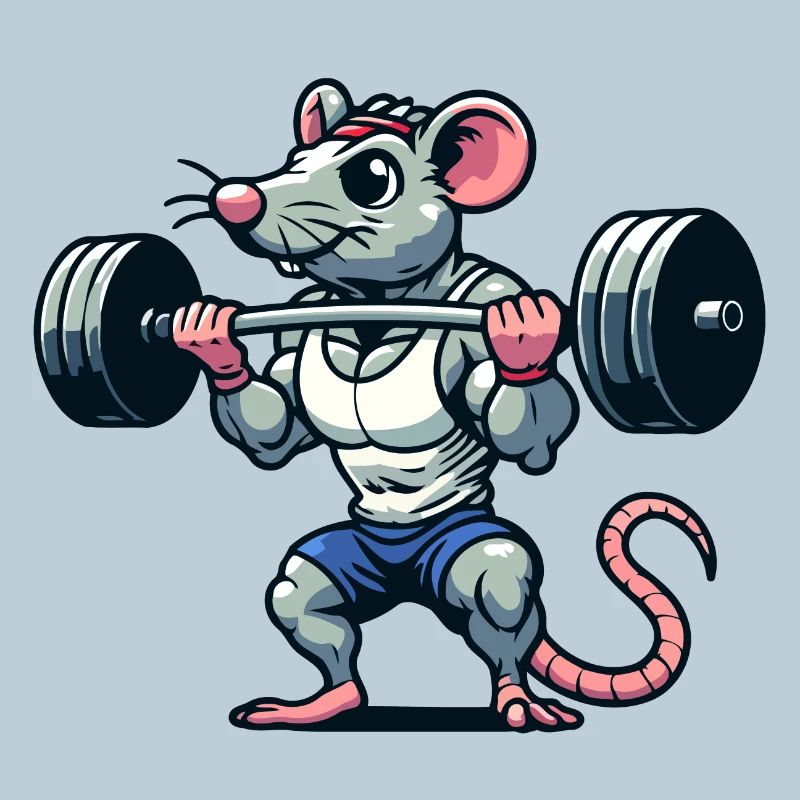 Mighty Mouse Lifter: Der Workout-Krieger