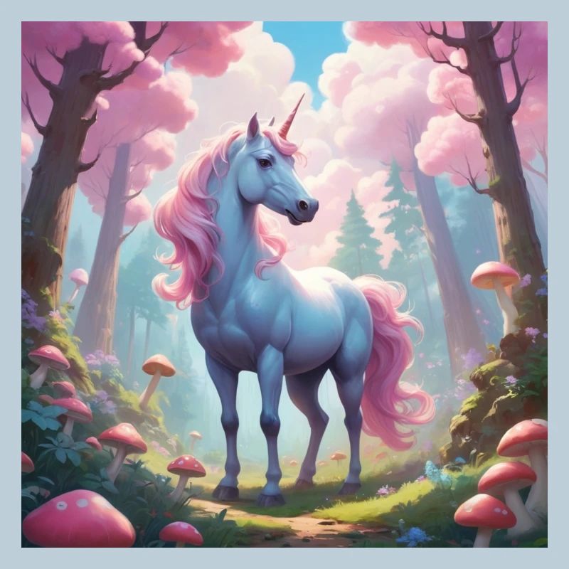 Einhorn im Zauberwald