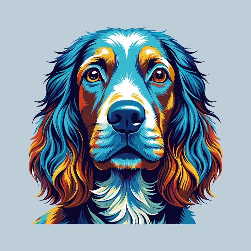 Cocker anglais Spaniel Chien Race Dessin animé Kawaii