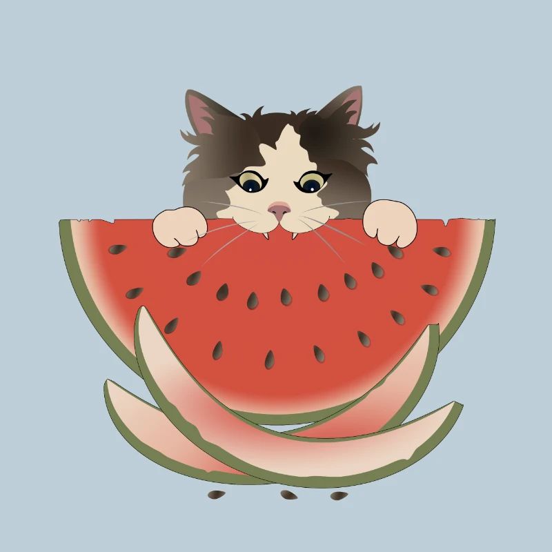 Watermelon Delight Cat
