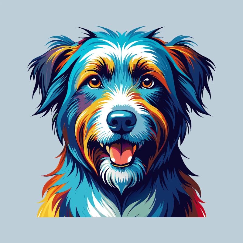Pyrenäenschäferhund Hunderasse Karikatur Kawaii
