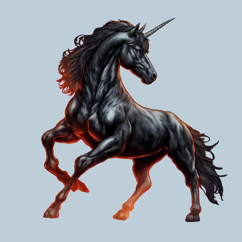 Das mächtige schwarze Einhorn