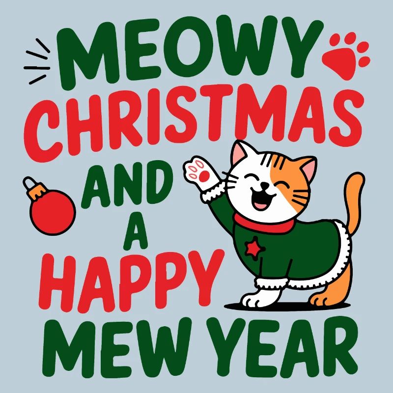 Festive Cat Year Design